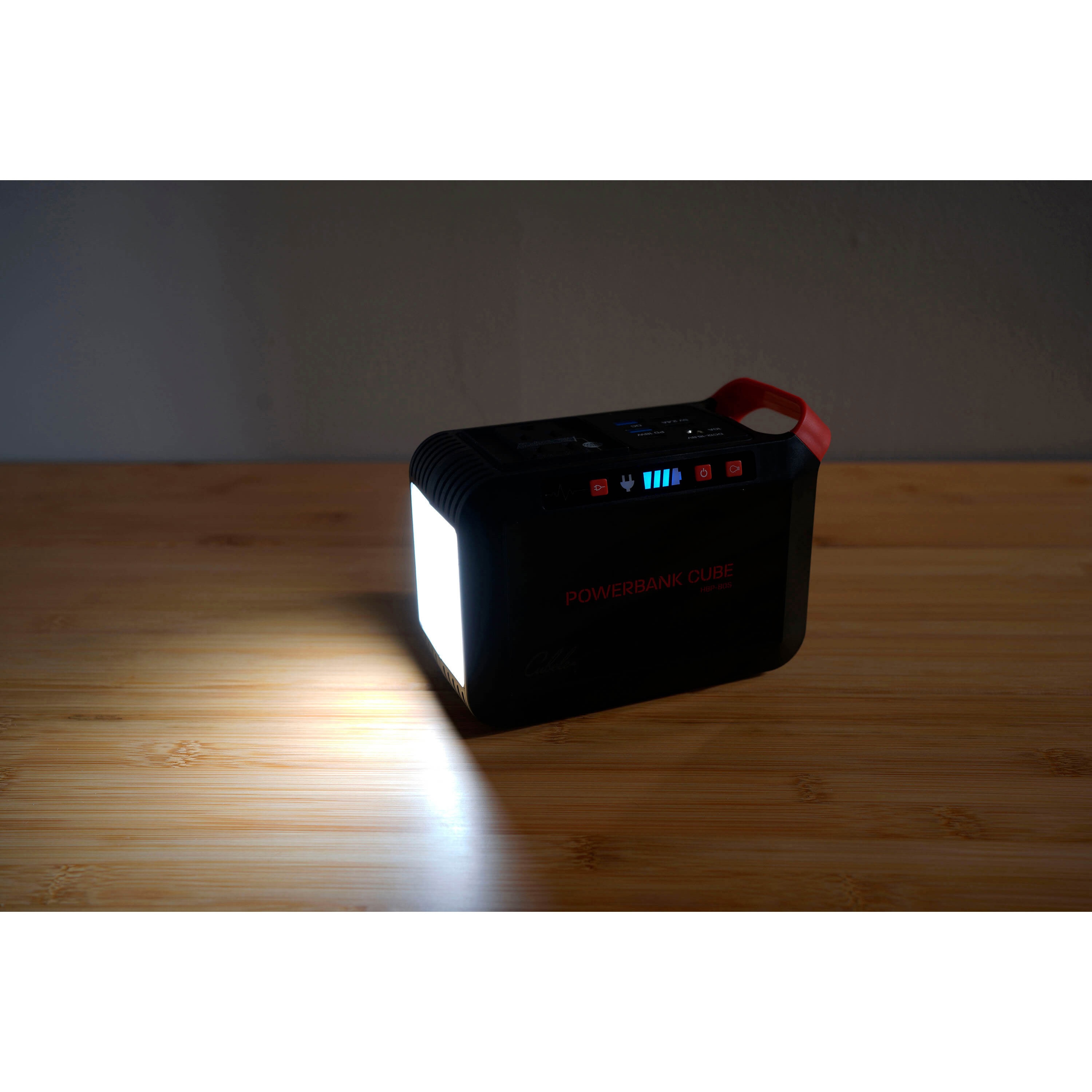 新品未開封 パワーバンクキューブ ポータブル電源 HBP-80S21W HBP-80S21W ポータブル電源パワーバンク キューブ 1セット