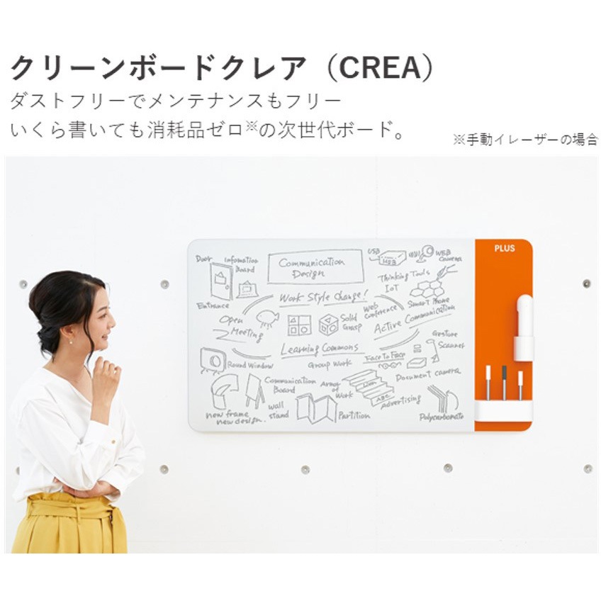 CLB-1209EM-BE クリーンボード クレア 脚付(組立サービスなし) 1台