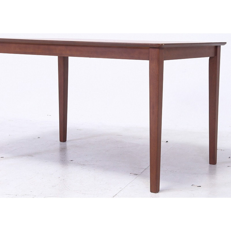 96783 ダイニングテーブル スノア 120×75cm 不二貿易 ブラウン色 高さ