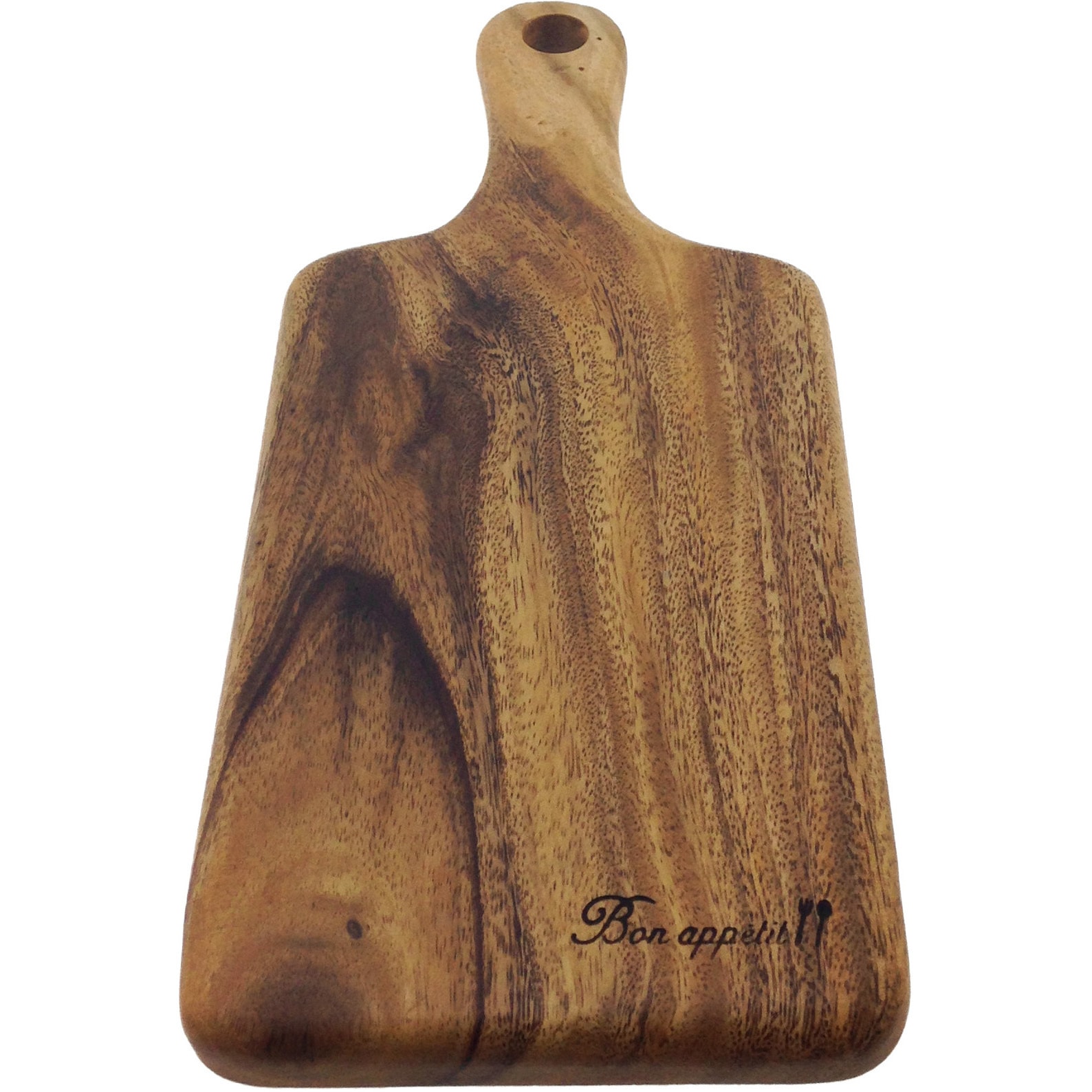 30518 アカシアカッティングボード 取っ手付き 不二貿易 サイズM