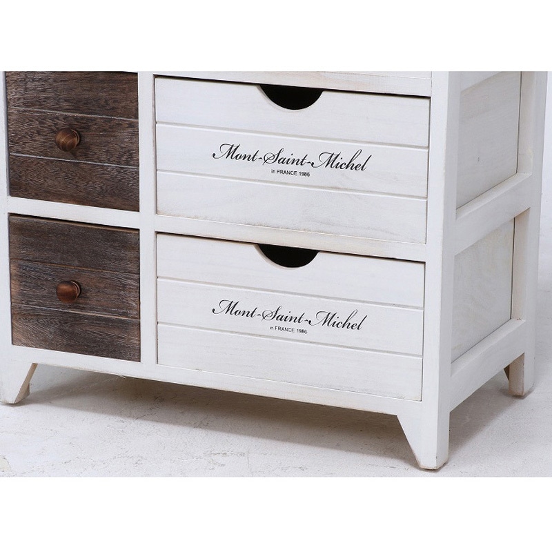 38046 アンティークチェスト 4段 ミッシェル2 不二貿易 高さ710mm幅