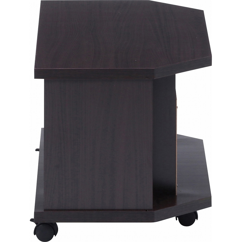 99267 コーナーTVボード 不二貿易 ブラウン色 幅78.5cm - 【通販