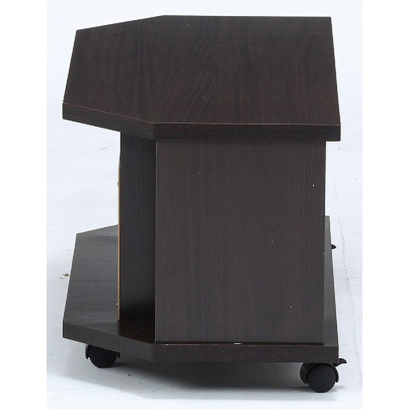 99267 コーナーTVボード 不二貿易 ブラウン色 幅78.5cm - 【通販