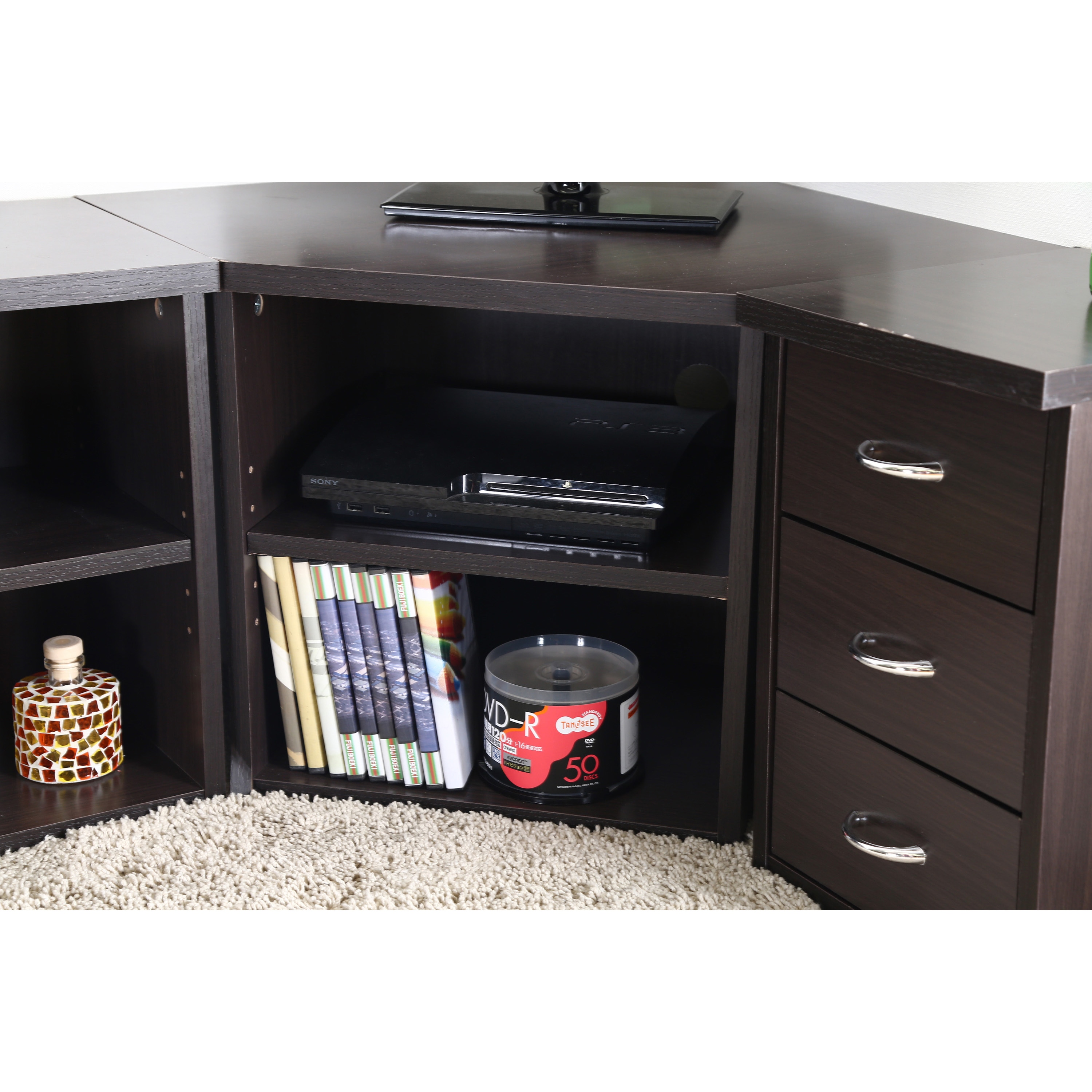 98820 コーナーTV台3点セット 1セット 不二貿易 【通販モノタロウ】