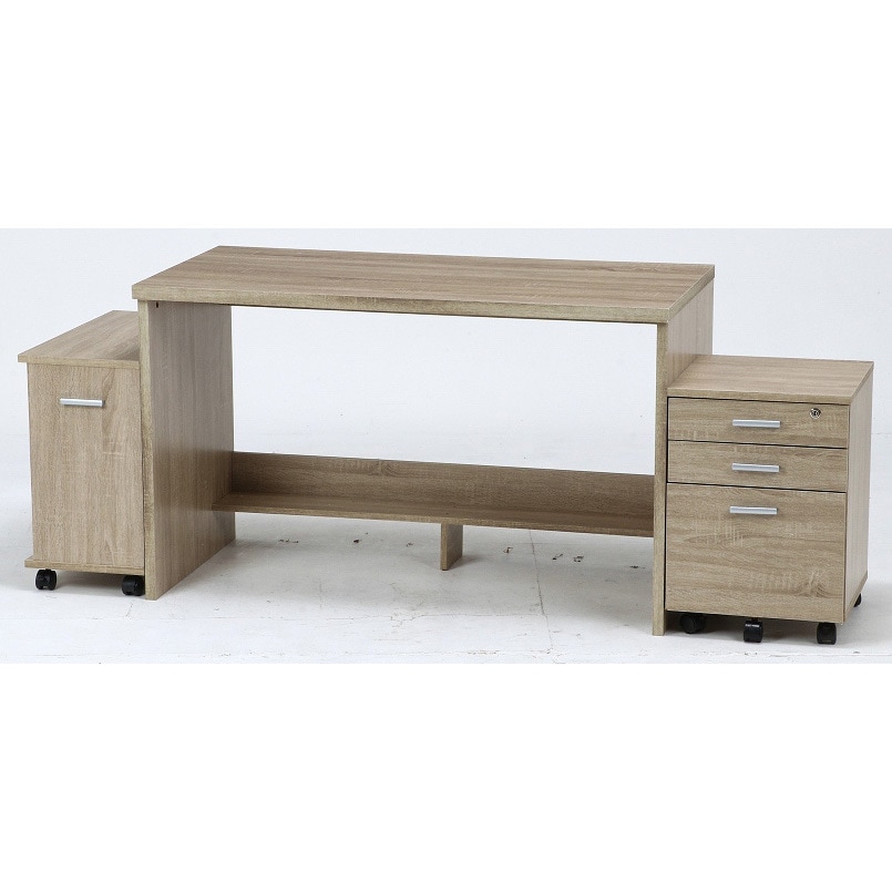 デスク2点セット ホワイトオーク デスク2点セット ホワイトオーク