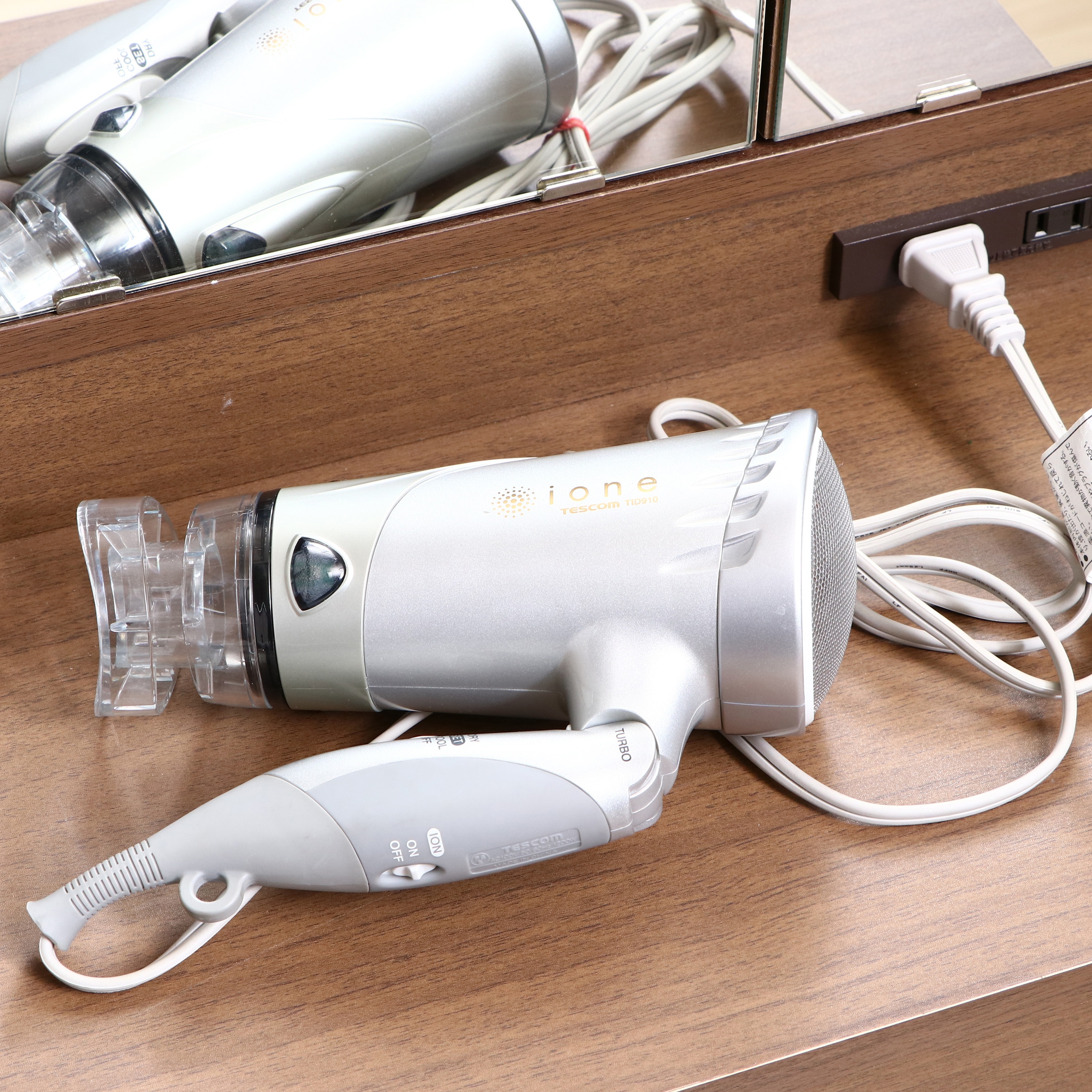 97708 ドレッサー(三面鏡) スツール付き 不二貿易 外寸法595×390