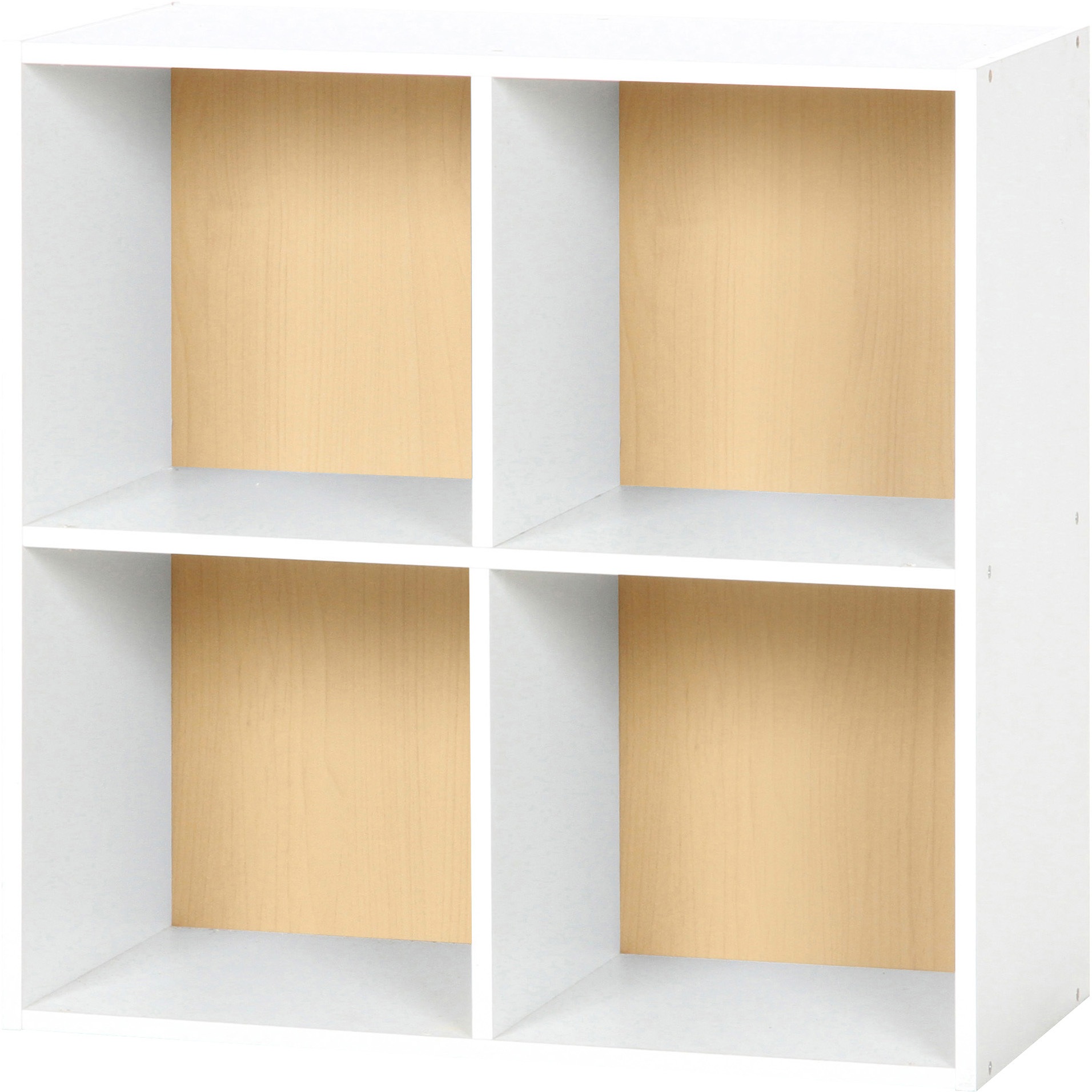 [新品・未使用]ユニットKDボックス ワイアード 扉4マス ユニットKDボックス ワイアード 扉4マス ナチュラル 新品