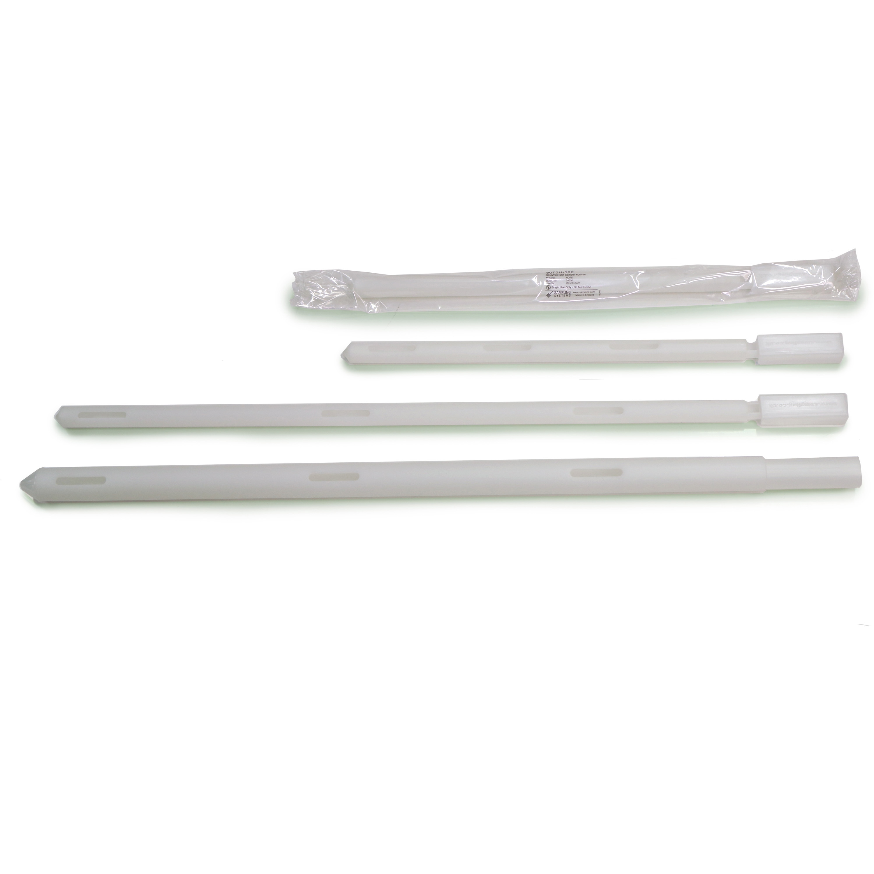 8073H-300S 【滅菌】粉末用サンプラー3つ穴タイプ(HDPE) 1箱(20個) サンプリングシステムス(Sampling Systems) 【通販モノタロウ】