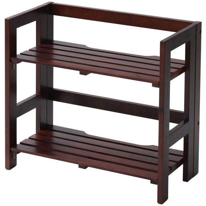 TNP-2(MBR) 天然木 折りたたみラック 1台 YAMAZEN(山善) 【通販モノタロウ】