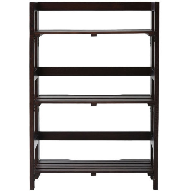 TNP-3(MBR) 天然木 折りたたみラック YAMAZEN(山善) ダーク