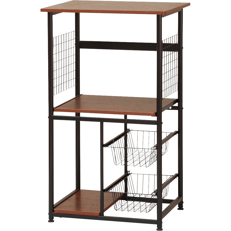 KR-600(BR) キッチンラック 弘益 ブラウン色 - 【通販モノタロウ】