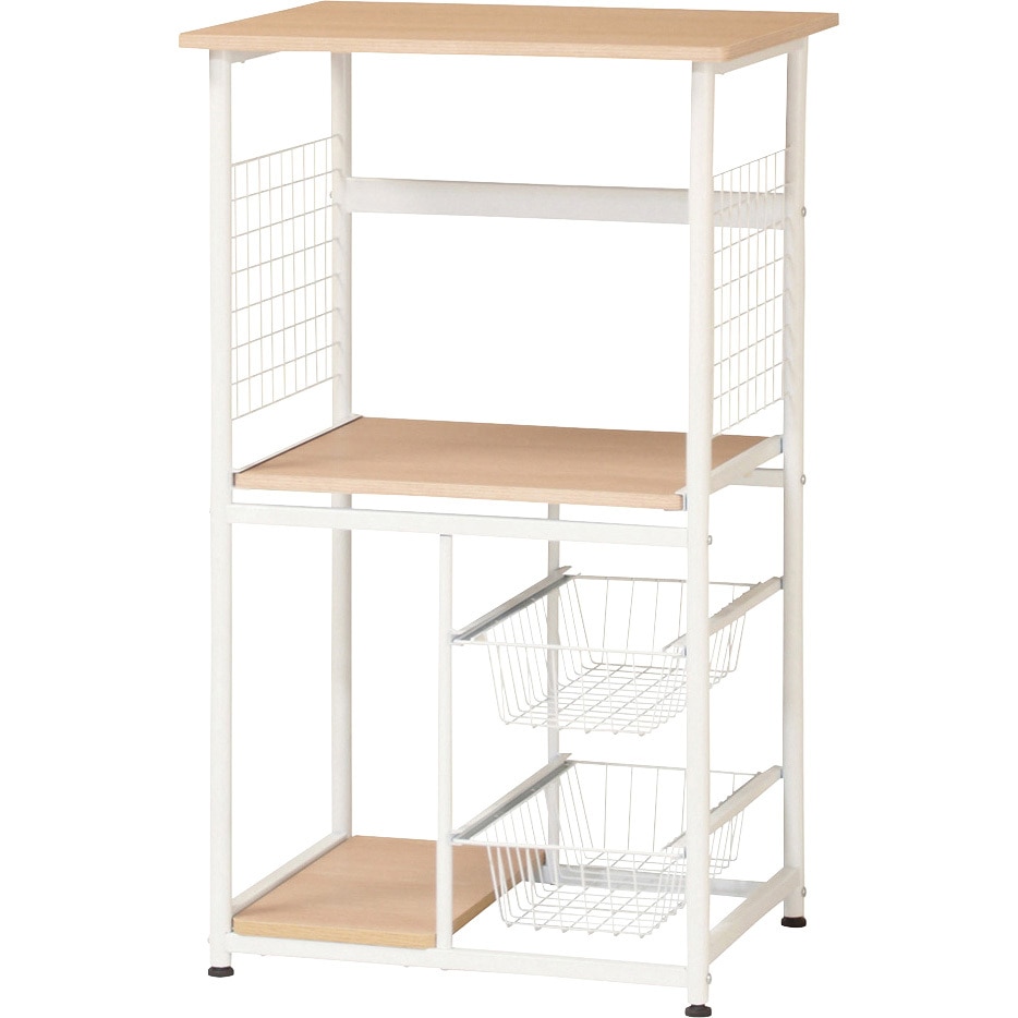 KR-600(NA) キッチンラック 弘益 ナチュラル色