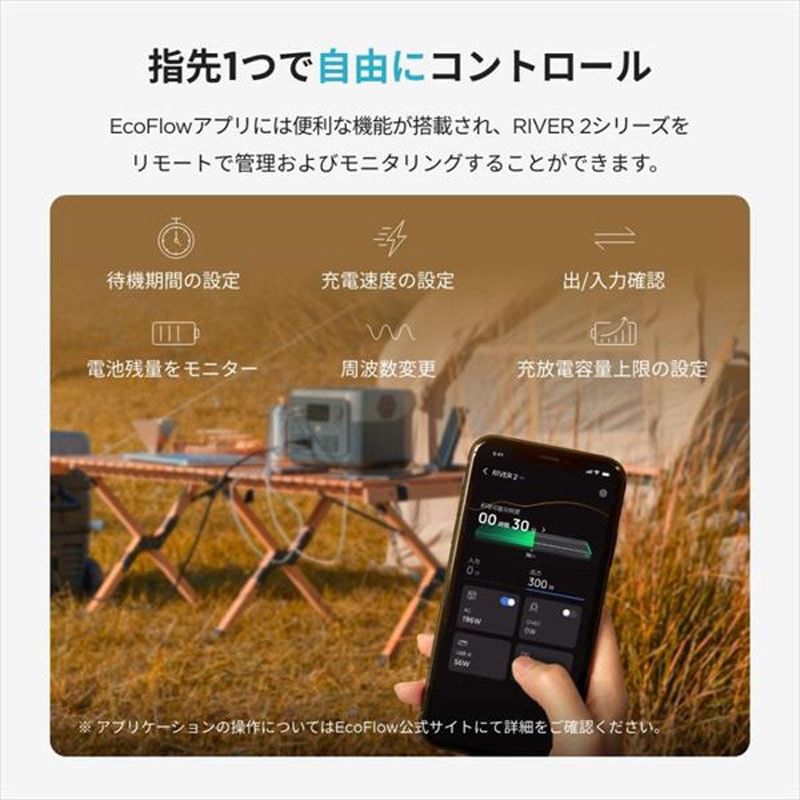 ZMR600-JP ポータブル電源 EcoFlow(エコフロー) バッテリー容量256Wh