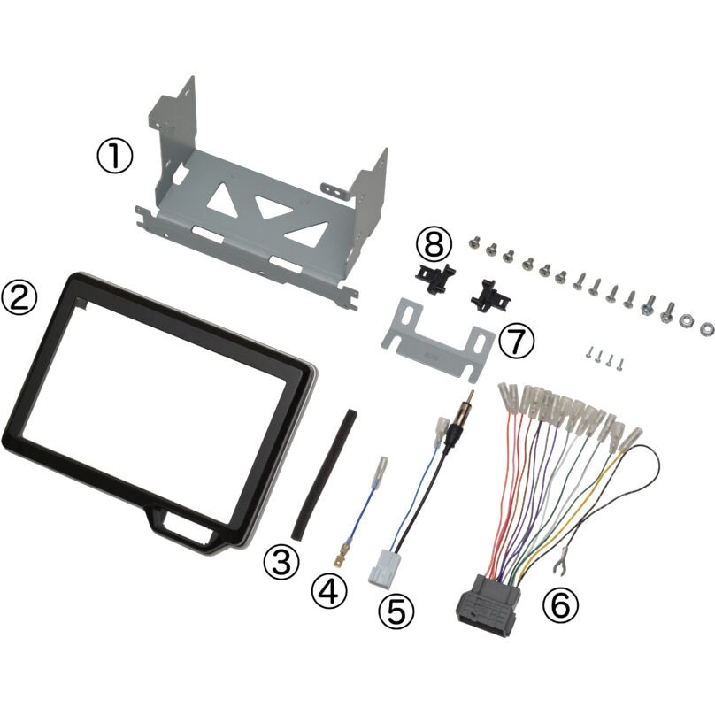 TBX-H005 ホンダ N-BOX用 8インチカーナビゲーション用インストレーションセット 1個 カナテクス 【通販モノタロウ】 15,315円