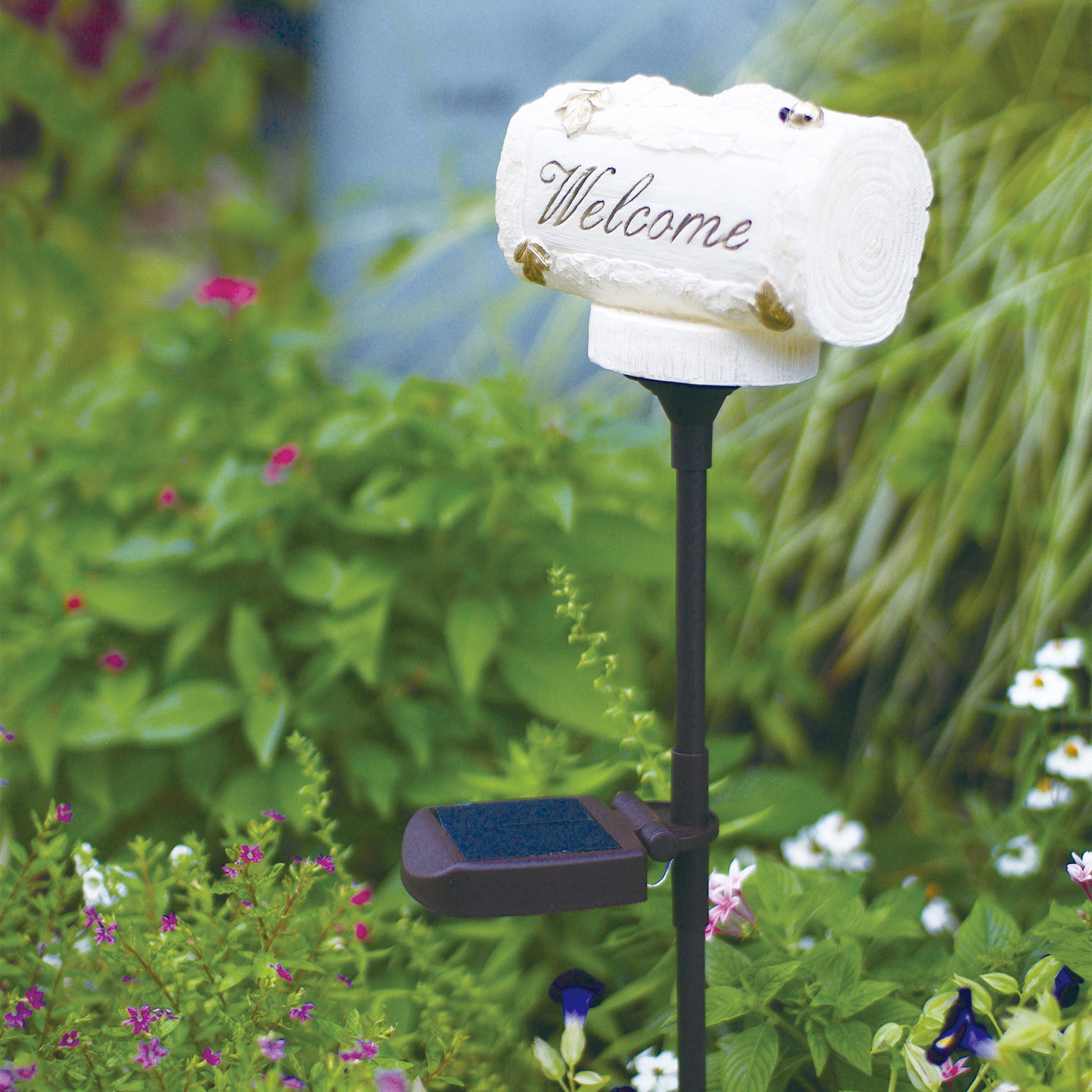 ポミエ ソーラーガーデンライト キシマ てんとう虫と止まり木 - 【通販