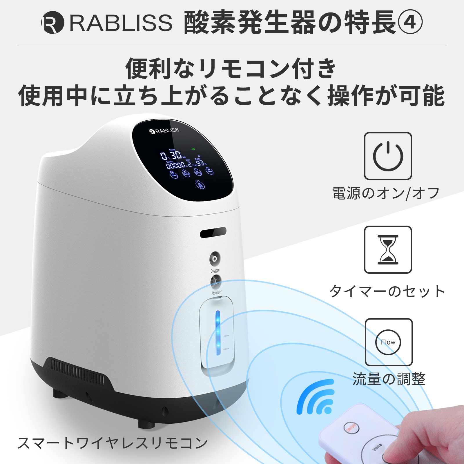 KO306 酸素発生器 1台 RABLISS 【通販モノタロウ】