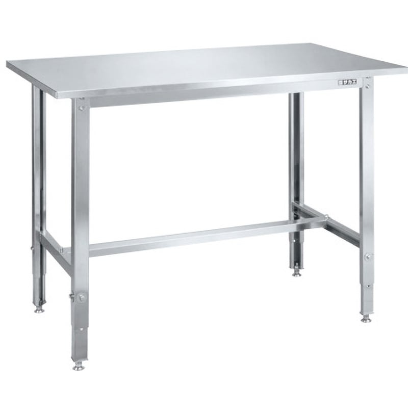業務用 作業台 ステンレス ステンレス高さ調整作業台(SUS304) サカエ ステンレス作業台 【通販
