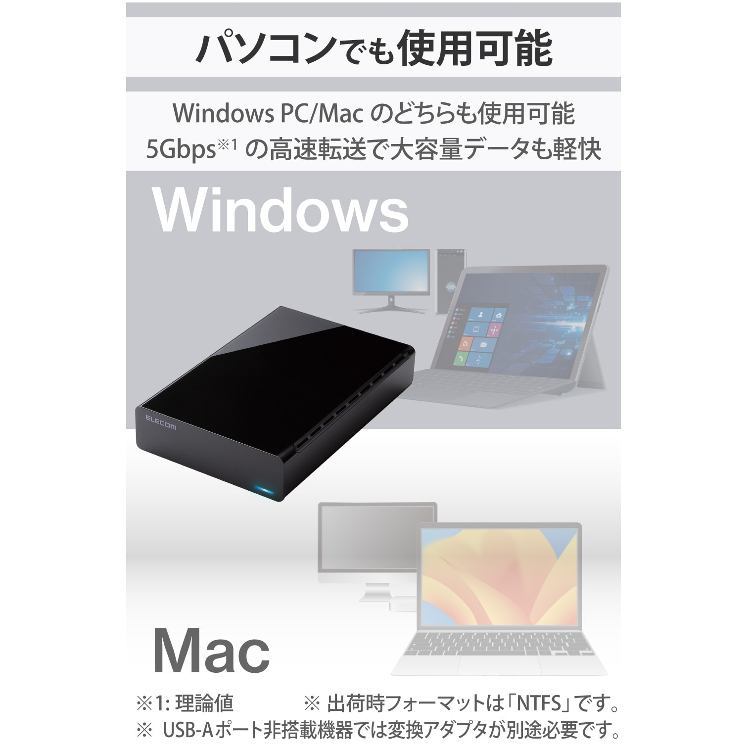 楽天市場】ロジテック SeeQVault 対応 ハードディスク 6TB 外