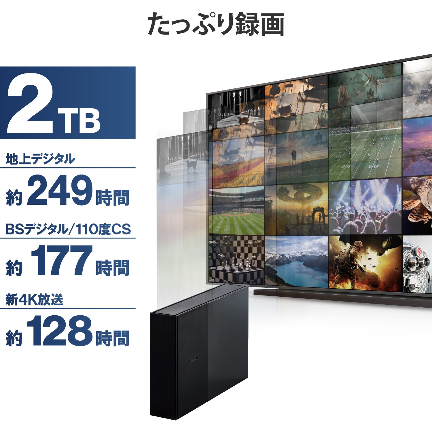 レガストック川崎本店】☆外付けHDD2TB付属☆I-O DATA 地上・BS・110度 