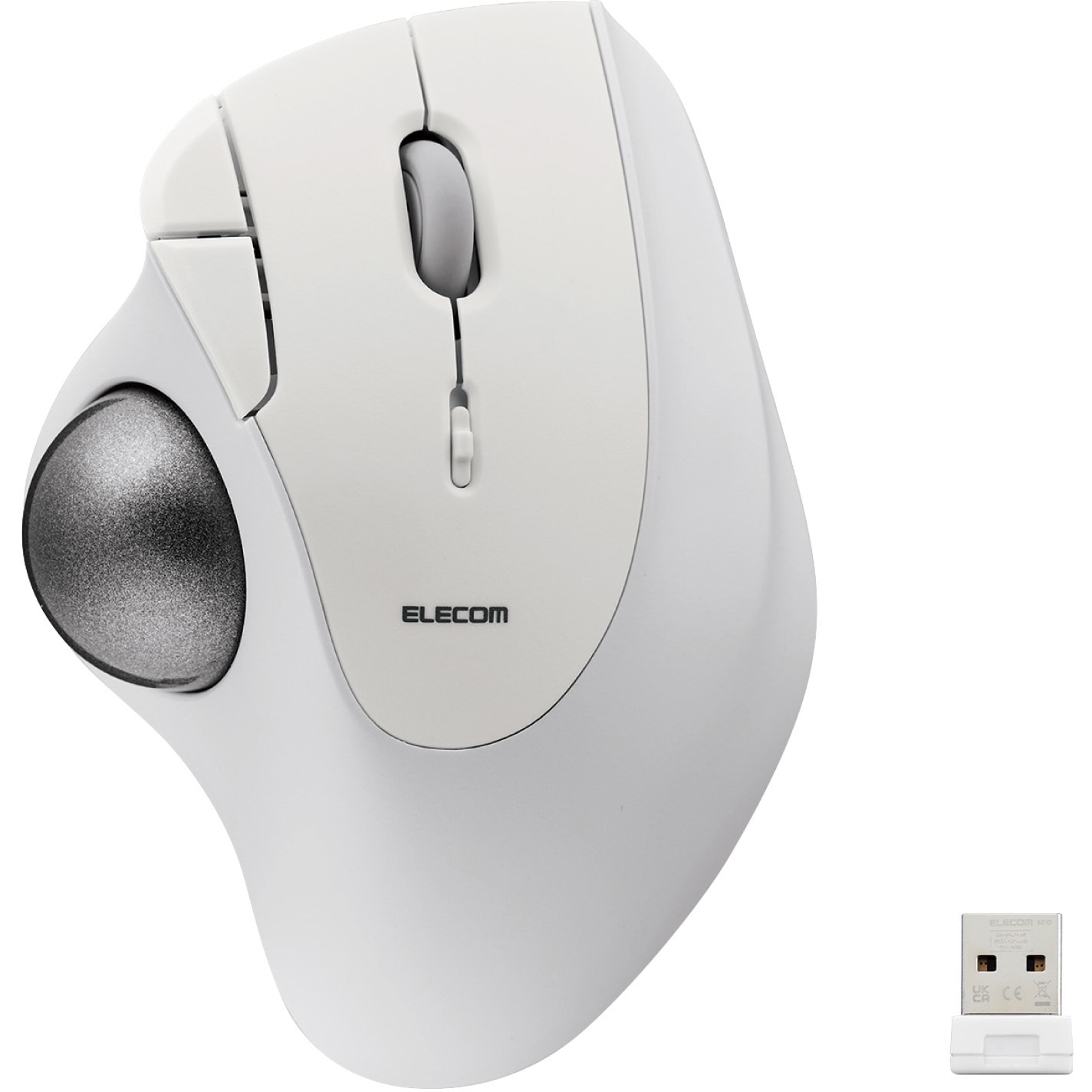 M-IT11DRWH トラックボール マウス 無線 5ボタン ベアリングユニット