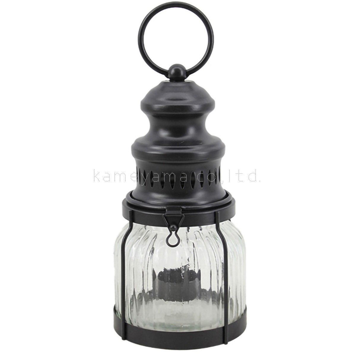 J8160000 クラシックランタン カメヤマ ブラック色 1個 J8160000