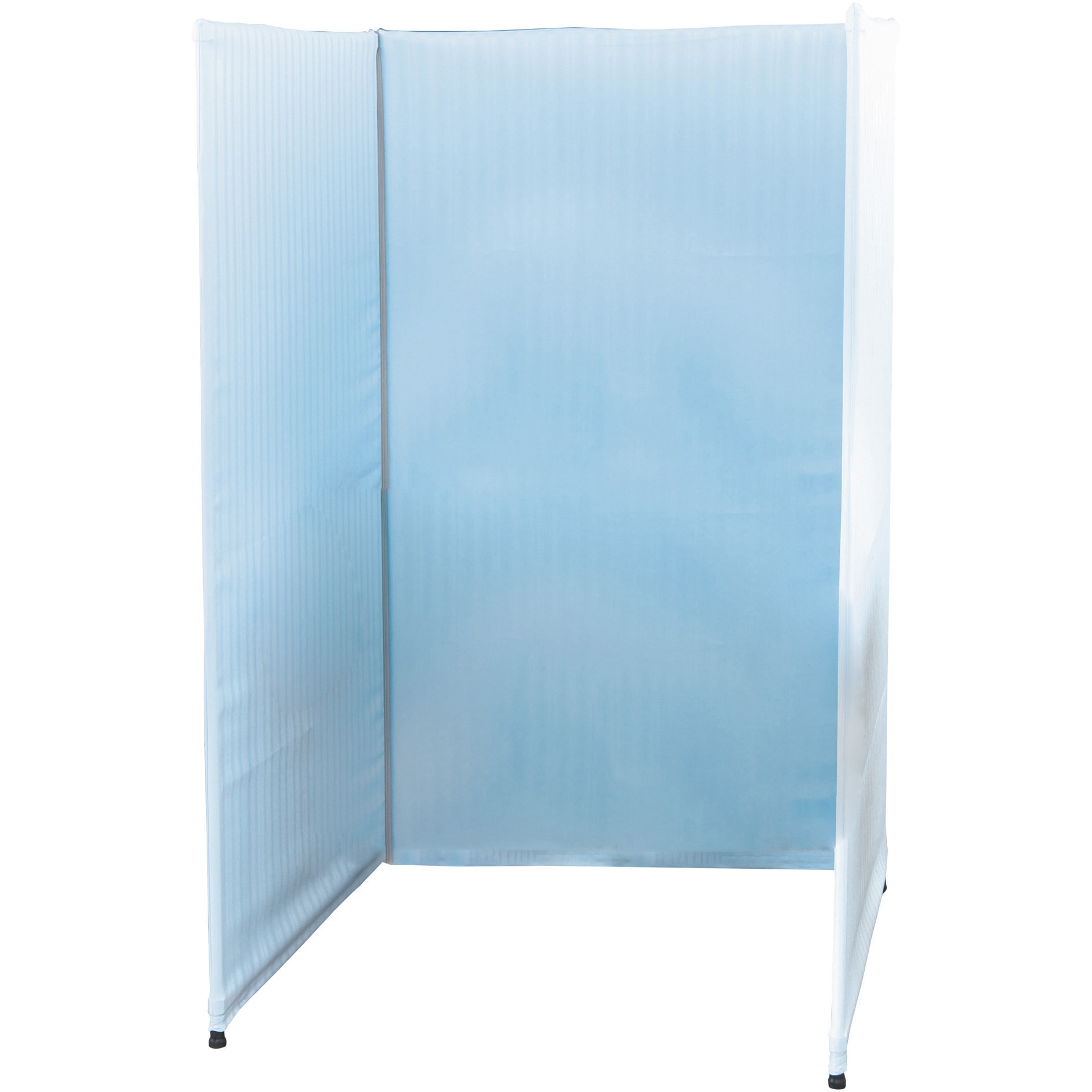 00362877 無限ジッパーテーション ミドル 三和製作所 三つ折り ブルー色