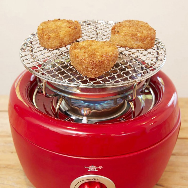 最終値下げ　カセットコンロ SAG-HB01(R) レッド SAG-HB01(R) ポータブルガスカセットコンロ ヒバリン Aladdin