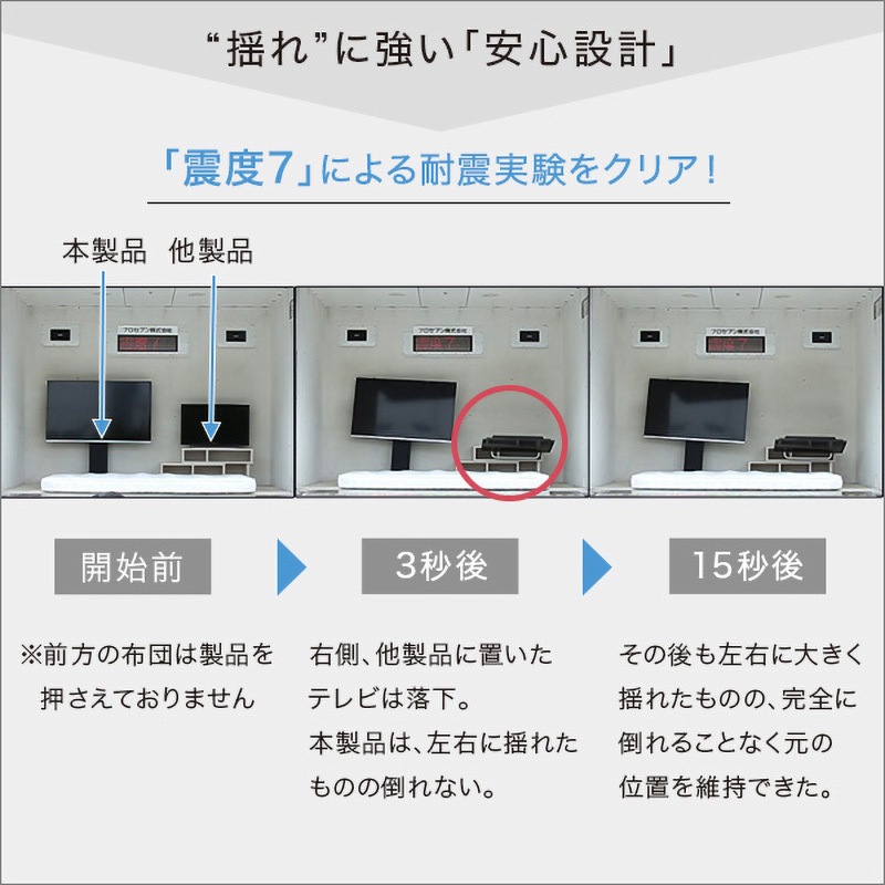 SWAT-L(WAL) 壁寄せテレビスタンド スイング式 高さ調節 ホーム