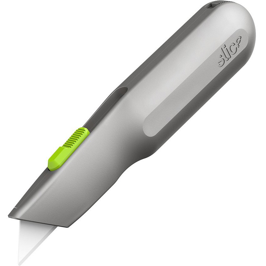 10491 メタルハンドルユーティリティナイフ 刃先自動収納式 1本 Slice