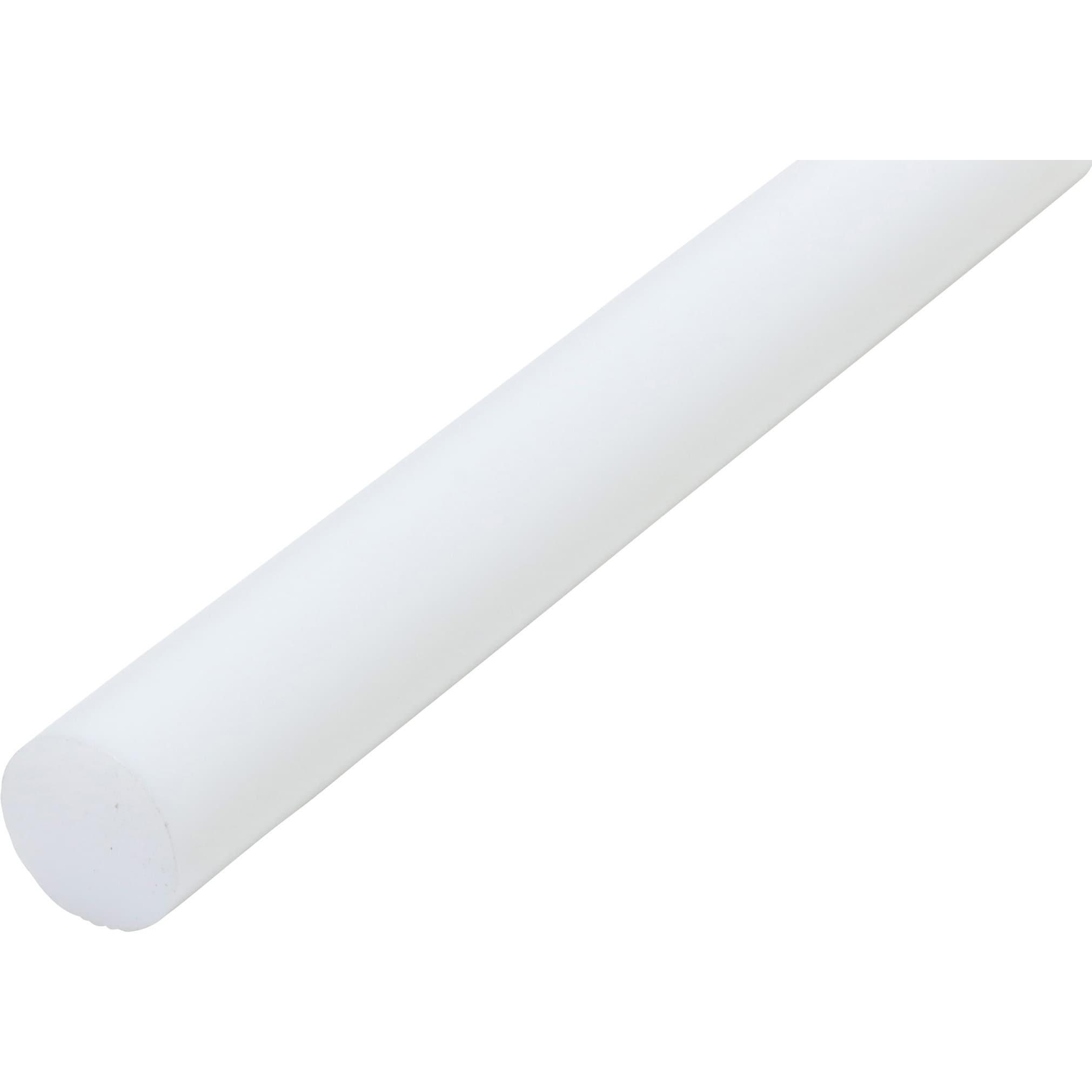 プラスチック PTFE 丸棒（白） 直径 40mm 510 mm