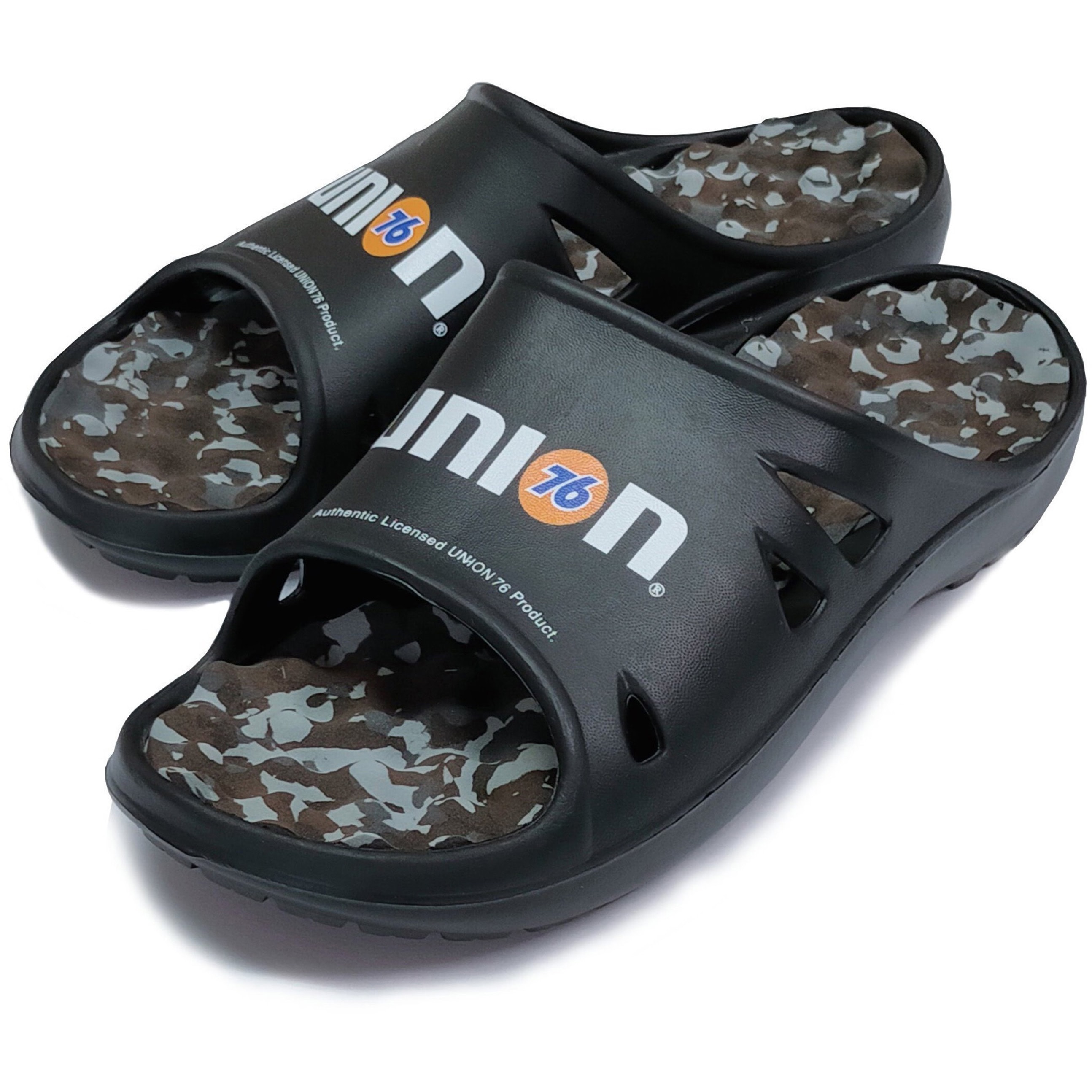 76-71 76コンフォートサンダル ブラックカモフラ 76(ナナロク) 材質EVA