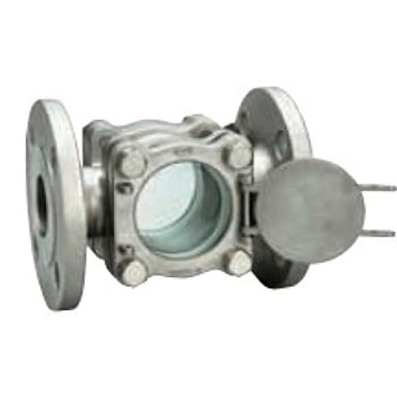 10FGL-C-13A フランジ式サイトグラス 透視式 保護カバー付き スリーエム工業 材質(本体)SCS13A 最高使用圧力1MPa 呼び径(B)1  10FGL-C-13A