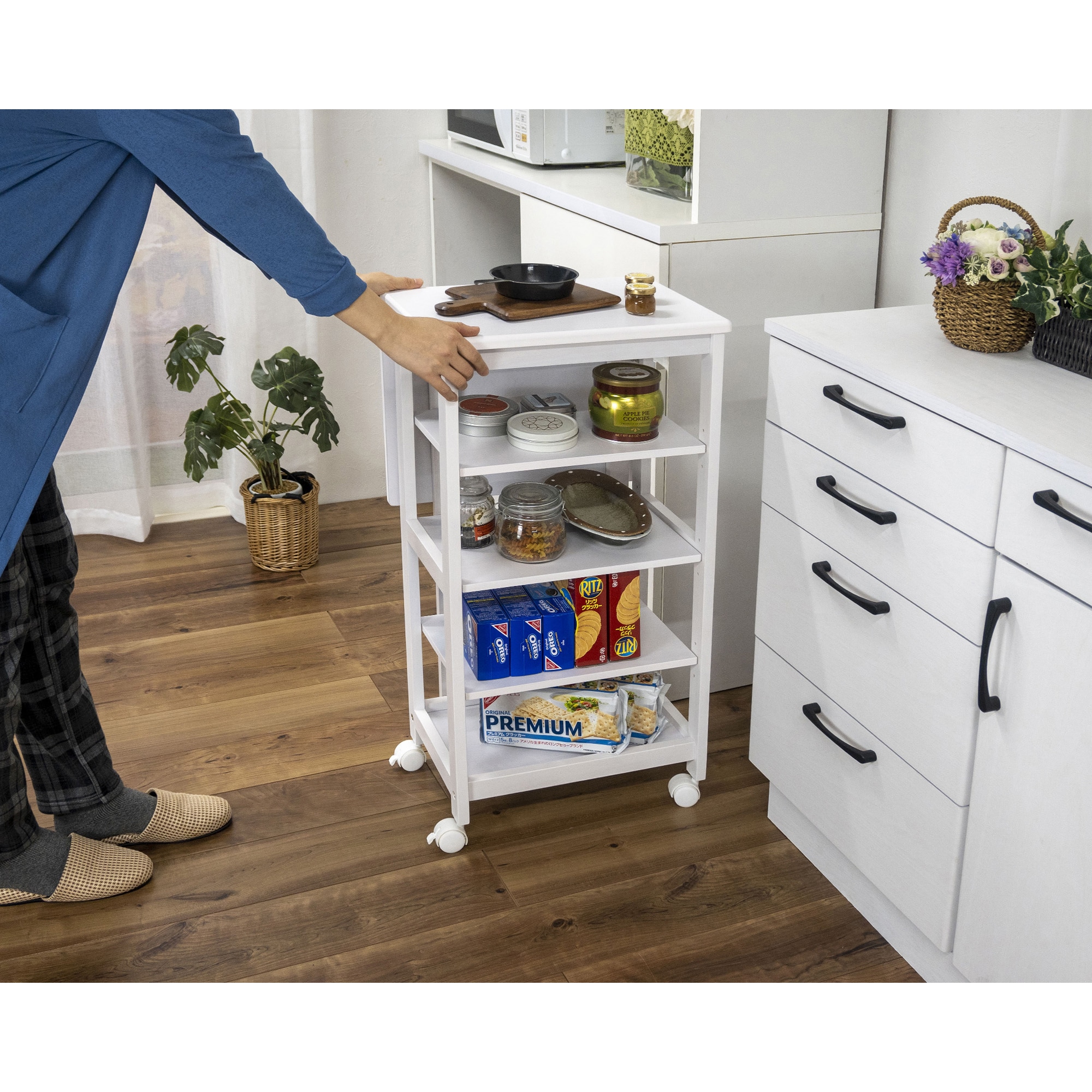 【新品・送料無料】【日本製】Ｎｅｗ両バタワゴン（ホワイト／ブラウン） 楽天市場】New 両バタワゴン ブラウンの通販