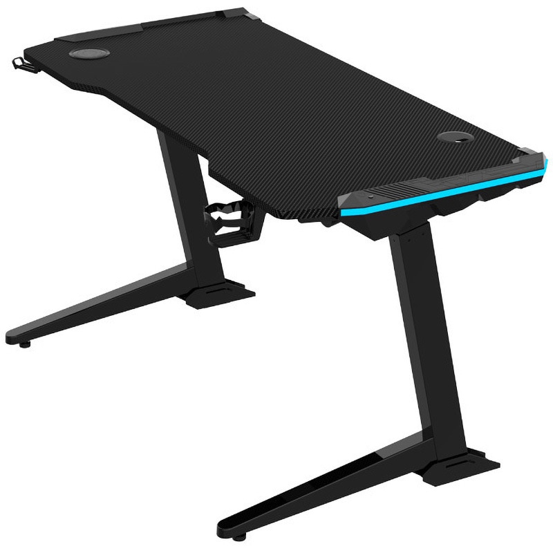 GT2JA 電動昇降 ゲーミングデスク FlexiSpot ブラック 幅1300mm奥行