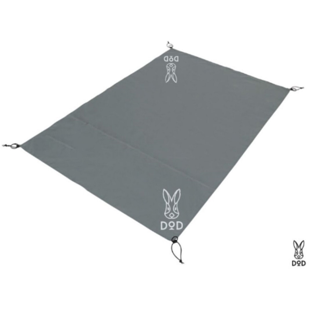 DOD ワンタッチテント T2-629-TNとグランドシートGS2-564-GY GS2-564-GY グランドシート 1個 DOD(ディーオーディー) 【通販モノタロウ】