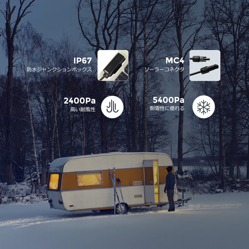 RNG-100DB-H-G3-JP フレキシブルソーラーパネル 1枚 RENOGY JAPAN