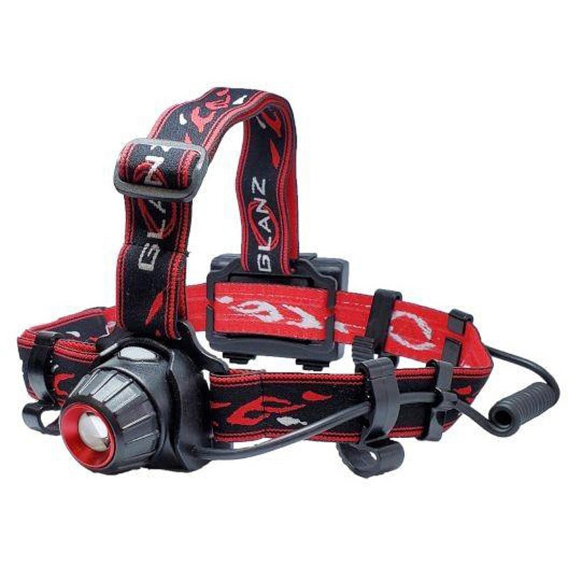 RVH01RD 充電池抜きハイブリットヘッドライト700ルーメン GLANZ 保護等級IPX4