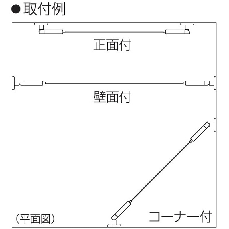 ACS-10 ワイヤーレール ACS 1セット 荒川技研工業 【通販