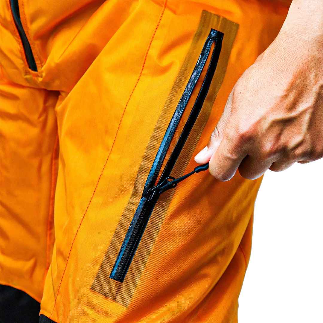 TK-DJP02 L 防寒防水サロペットパンツ 高階救命器具 オレンジ色 サイズ