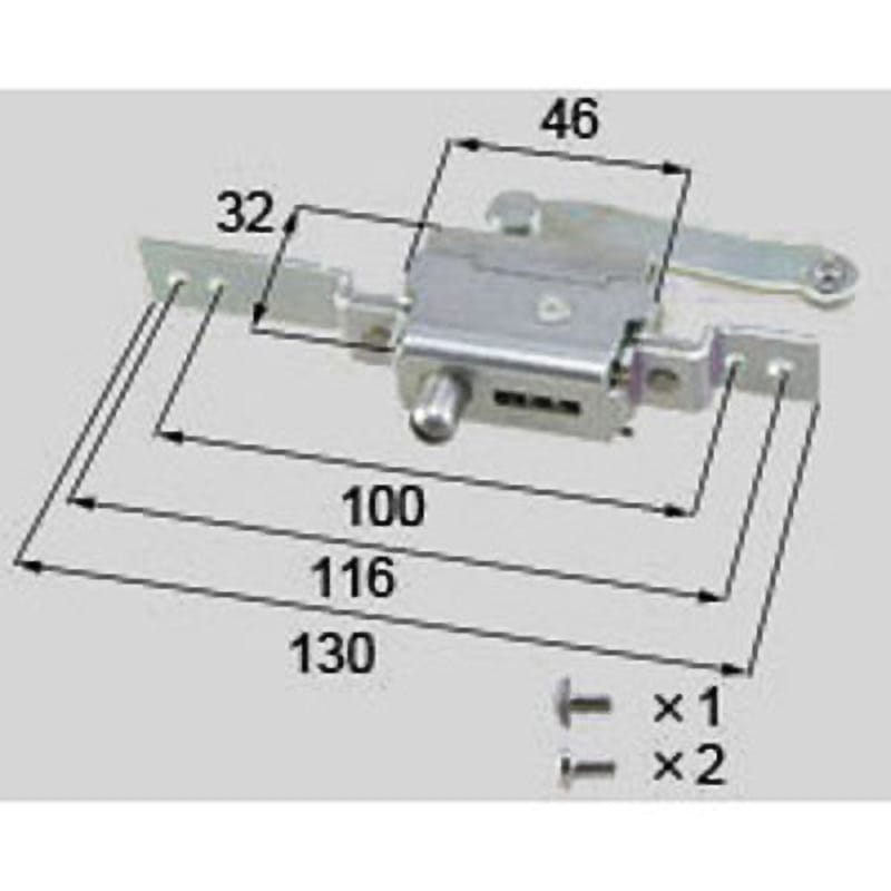FNMZ028 オペレーターハンドルケース TOSTEM(LIXIL) シルバー色