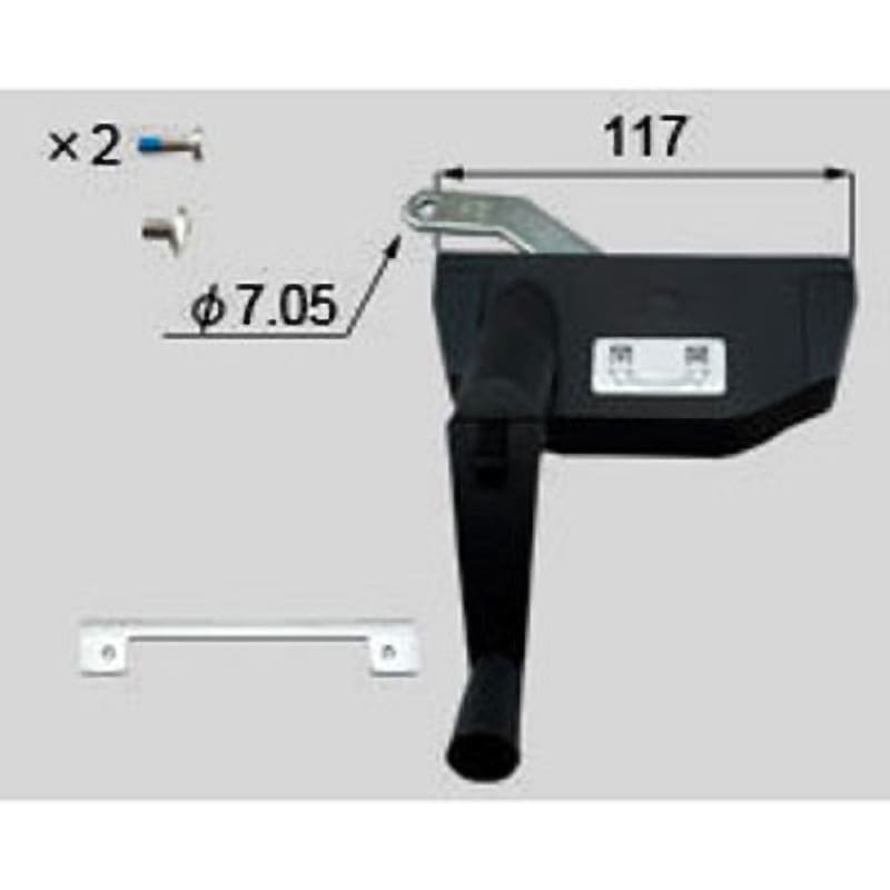S8SK1443R オペレーターハンドル(折れハンドル) 新日軽(LIXIL) ブラック系色