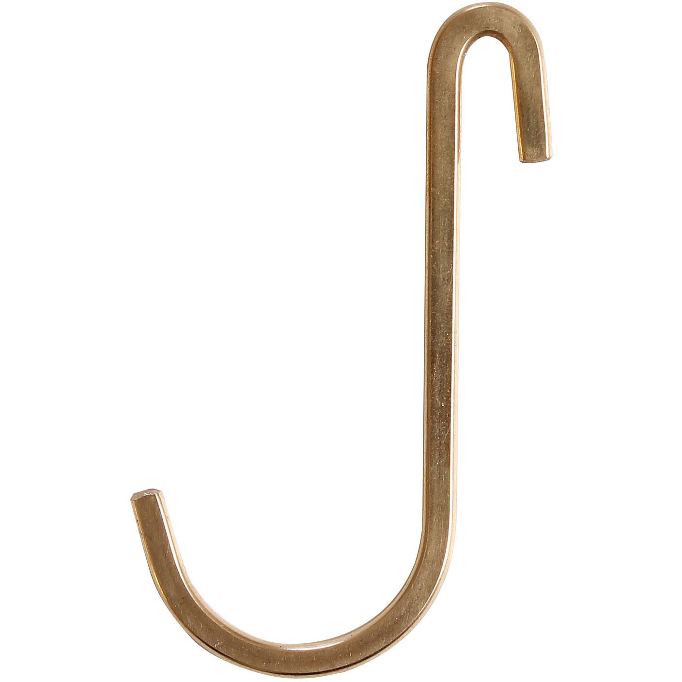 LAC-015 Lacety(ラスティー) フックJ型 WAKI(和気産業) 真鍮 幅47mm高