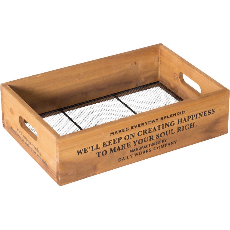 デイリーワークスウッドメッシュボックス HEADS(ヘッズ) 置き物