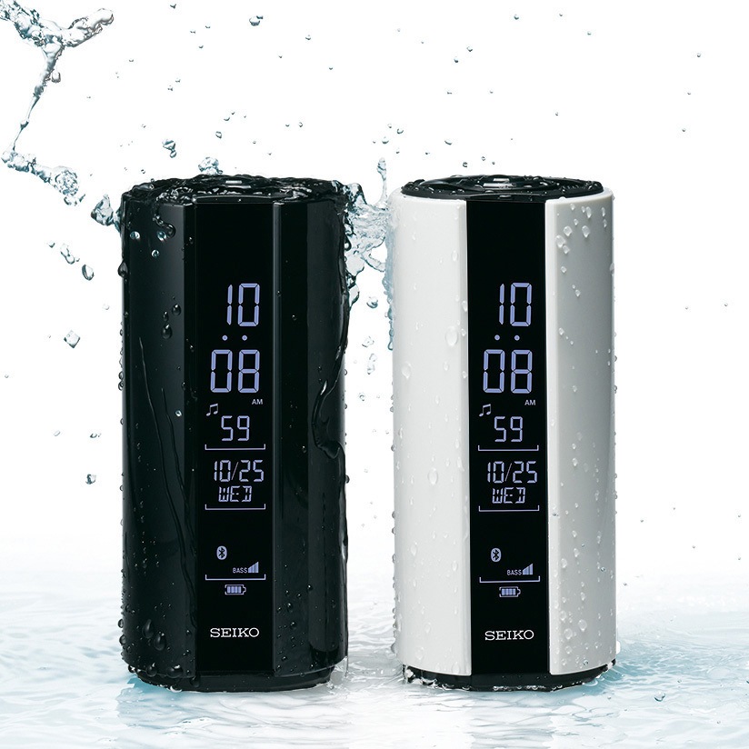 マルチサウンドクロック セイコー 防水 SS201K マルチサウンドクロック 【新品】SEIKO 目覚時計 Bluetooth ブラック 置時計 スピーカー・ウーファー