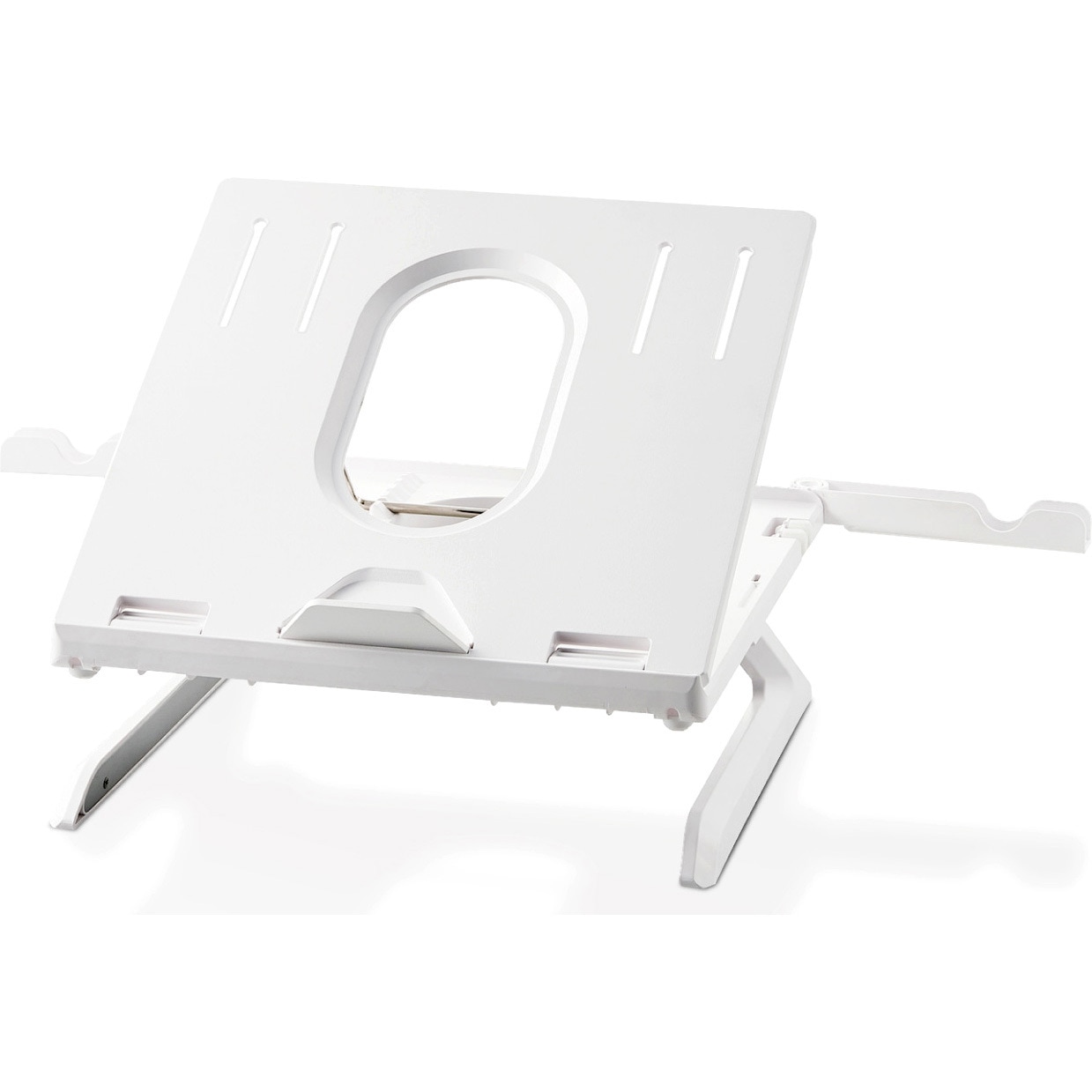 PCA-LTSH8WH PCスタンド 折りたたみ8段階 9.5cm ホワイト エレコム