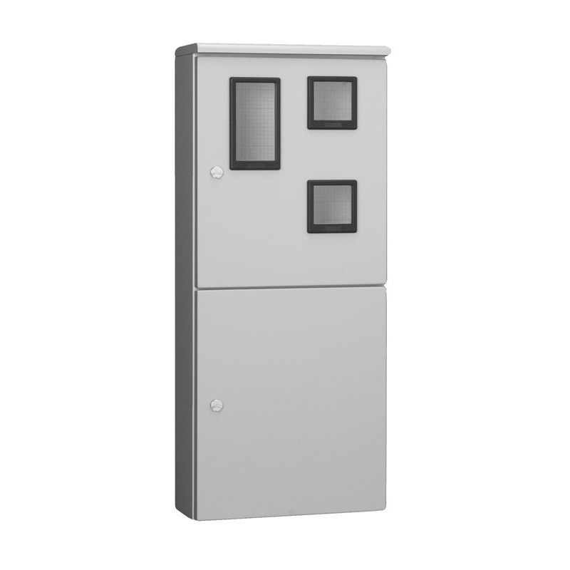 SCMO123 ステンレス製塗装付屋外引込計器盤用キャビネット SCMO 河村電器産業 ベージュ(マンセル5Y7/1)色