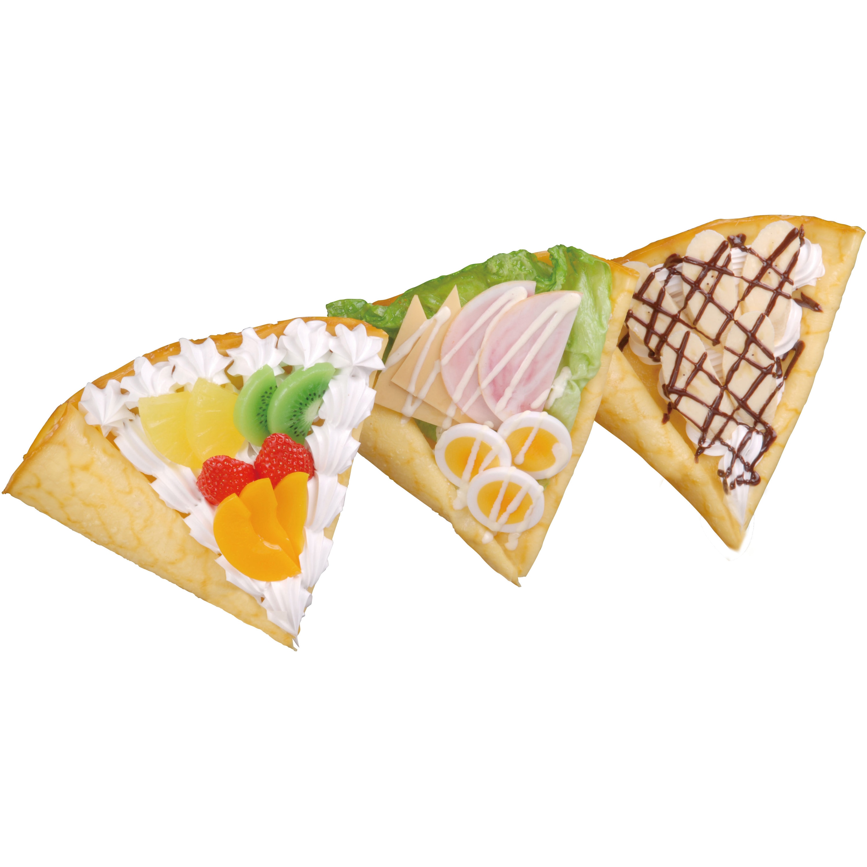 15-18 チョコバナナクレープ 食品サンプル(カフェ) 1点 いわさき 【通販モノタロウ】