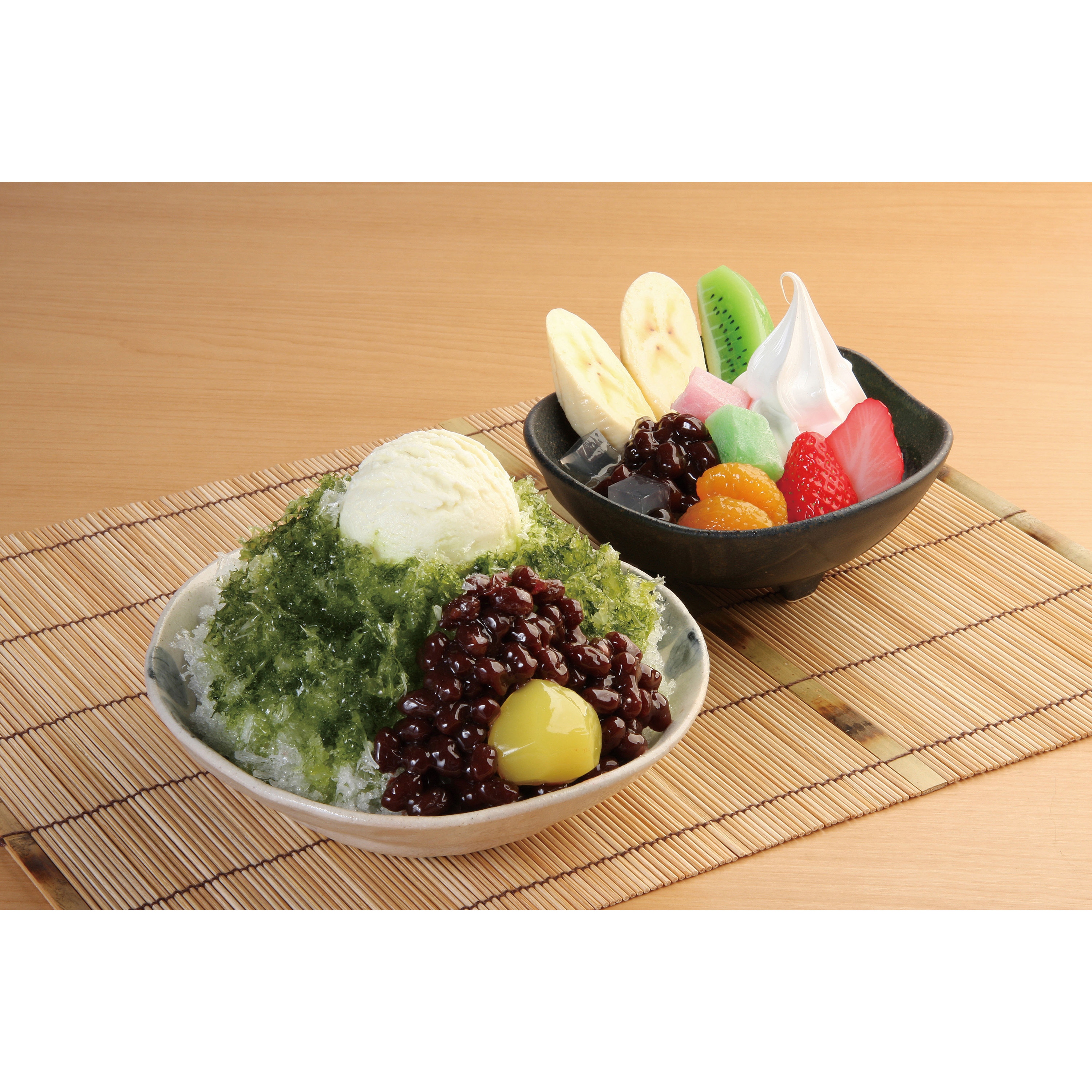 16-18 クリームあんみつ 食品サンプル(甘味処) 1点 いわさき 【通販