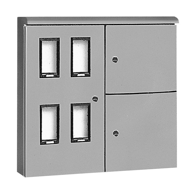 WHO124W 集合計器盤用キャビネット WHO 河村電器産業 ベージュ(マンセル5Y7/1)色   WHO124W