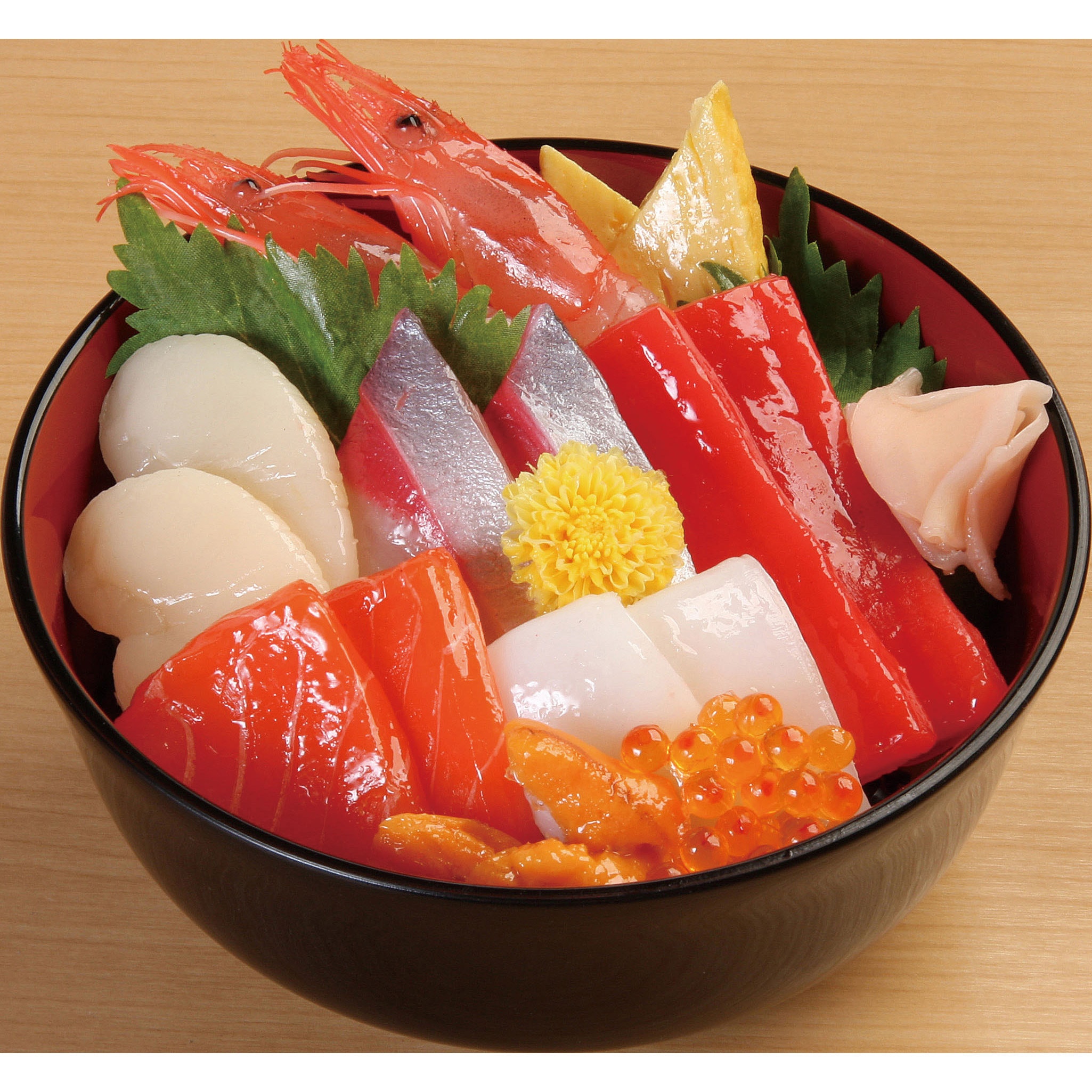 09-08 海鮮丼(うに・サーモン・いか・貝柱・はまち・まぐろ